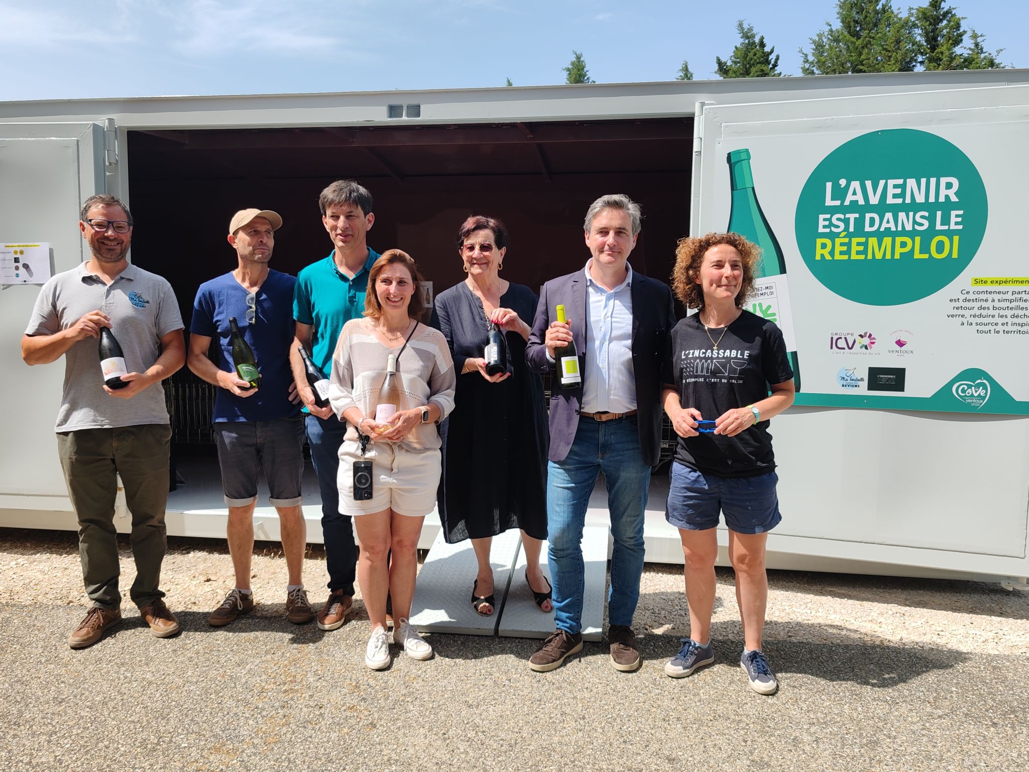 Conteneur massification réemploi coopération extérieur 84